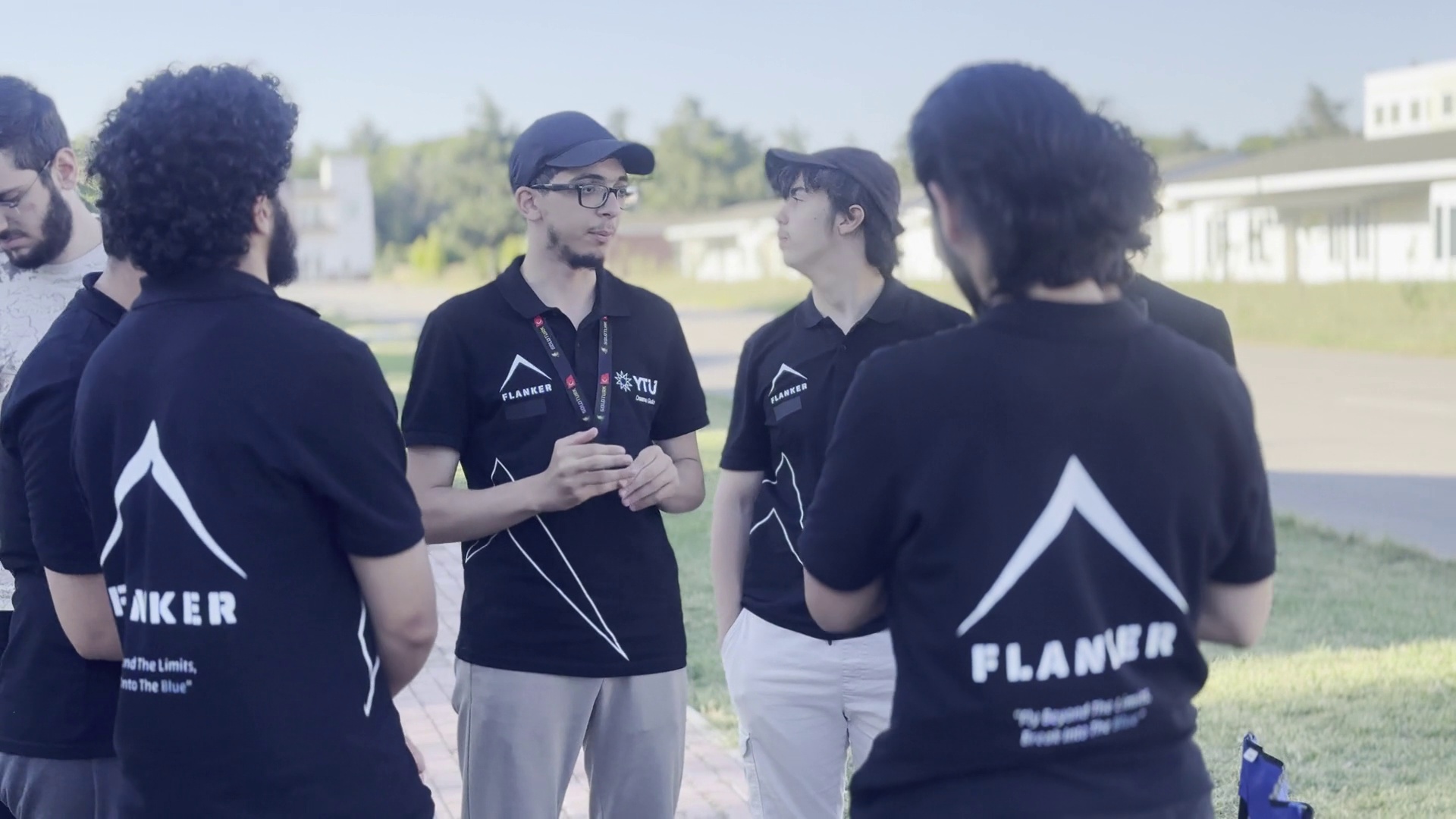 Flanker UAV team in workshop
